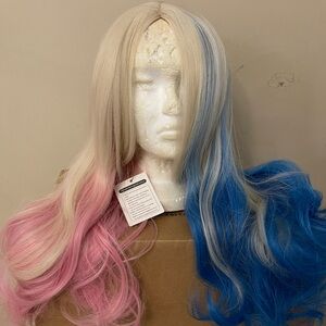 Pink and Blue Ombre Wig